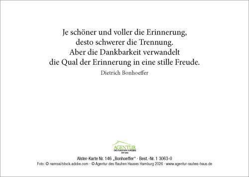 Alster-Karte Nr. 146: Bonhoeffer