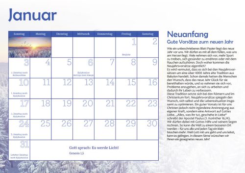 Viele Farben hat das Jahr 2027
