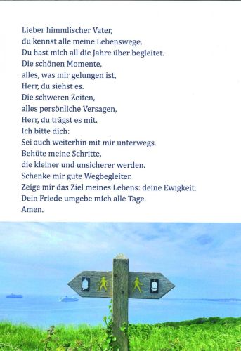 Mit Gott unterwegs - Ein Gru� zum Geburtstag