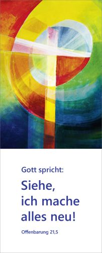 100 x JL 2026 Kunst Lesezeichen (10 St.) Motiv: Lichtkreuz