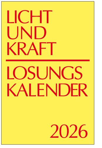 Licht und Kraft/Losungskalender 2026 Buchausgbe gebunden