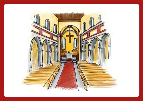 Kinder entdecken den Kirchenraum