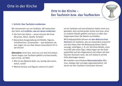 Kinder entdecken den Kirchenraum