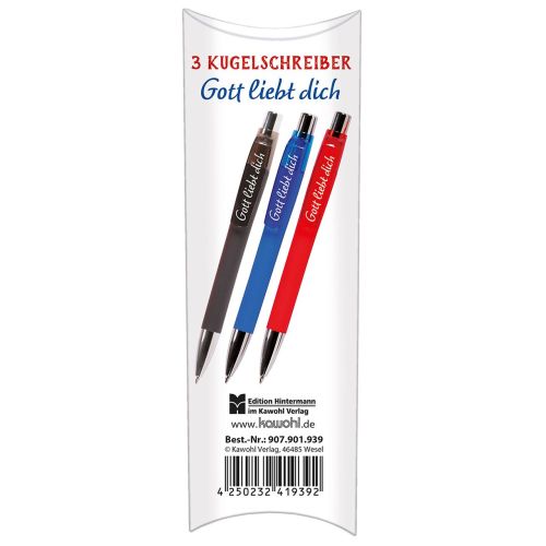 Kugelschreiber-Set: Gott liebt dich