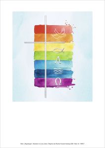 Patenb�chlein (10 St.) Motiv: Regenbogen