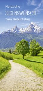 PC-Karte Herzliche Segensw�nsche zum Geburtstag (10 St.) Motiv: Weg