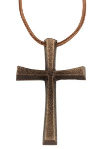Bronzekreuz mit Schnur