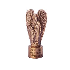 Bronze Engel mit Spruch, Hhe 7,5cm