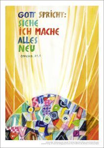 Poster Jahreslosung 2026: Gott spricht: Siehe, ich mache alles neu!