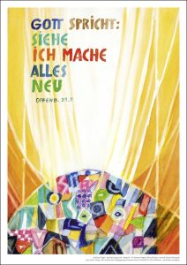 Poster Jahreslosung 2026: Gott spricht: Siehe, ich mache alles neu!