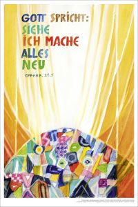 Poster Jahreslosung 2026: Gott spricht: Siehe, ich mache alles neu!