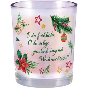 Teelichthalter: O du frhliche